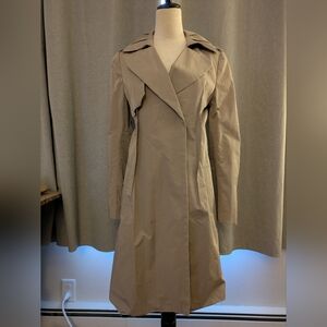 New Ann Taylor Sample Tan Trench Coat Size 4